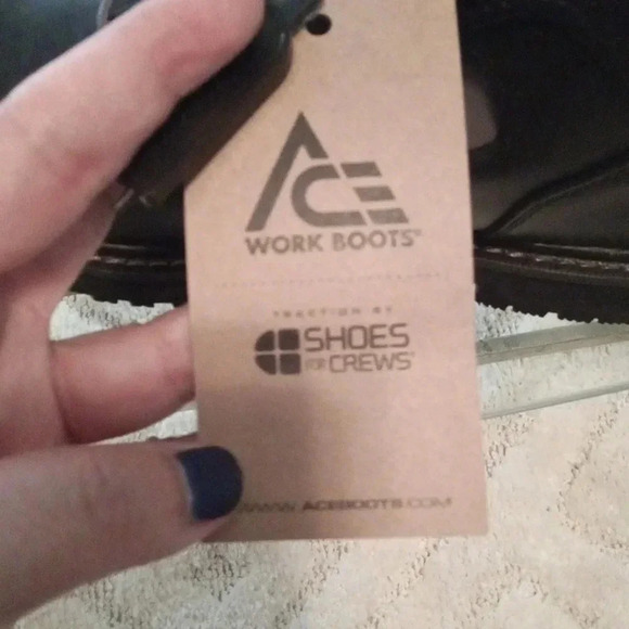 Ace shoes for crew steel toe boots size 9.5 wide men main image 4